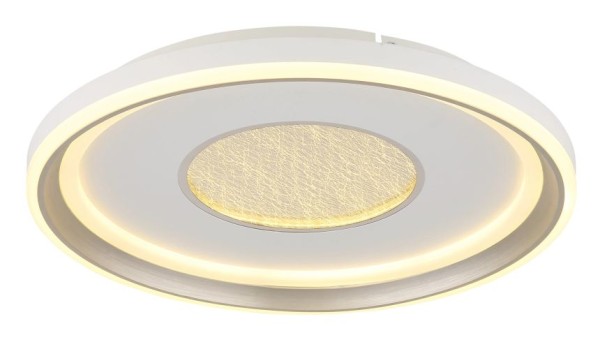 Preview: Globo LED Deckenleuchte EILA CCT 2640 lm Ø 48 cm Metall weiß 48558-48