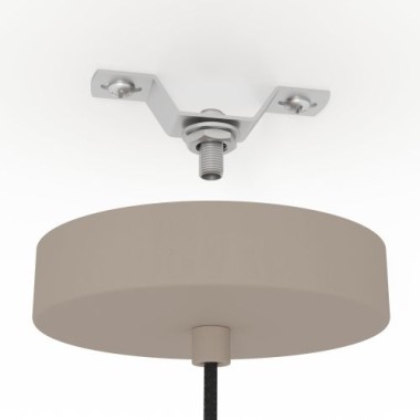 Preview: EGLO Hängelampe Romazzina, E27, Ø32,5cm, beige, Metall, 900496