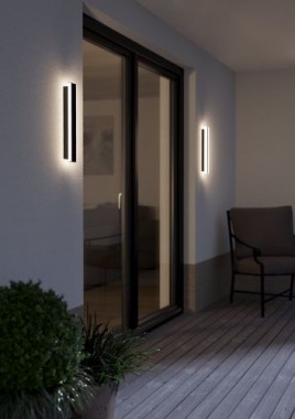 EGLO LED Außen Wandlampe Neviano, IP55, 38 cm, 900676