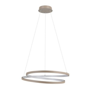 Preview: EGLO LED Hängelampe Ruotale, Ø55cm, beige, 4500lm, 3000K, 901139