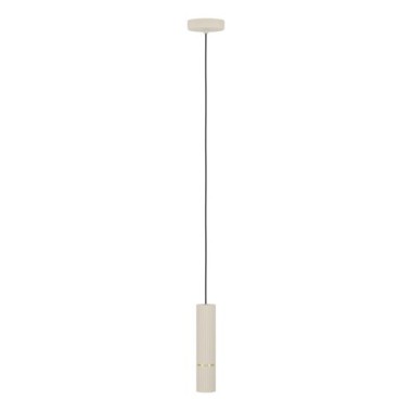 Preview: EGLO LED Hängelampe Caminia, GU10, Ø6cm, beige, Metall, 901151