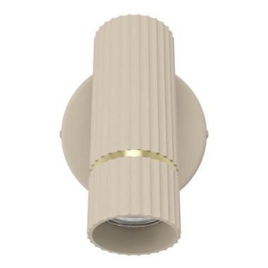 Preview: EGLO Wandlampe Caminia, GU10, 11x15,5cm, Metall beige, 901153