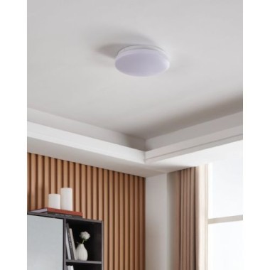Preview: EGLO LED-Deckenleuchte Approdo, IP54 Ø26cm 1600lm 3000K, 901524