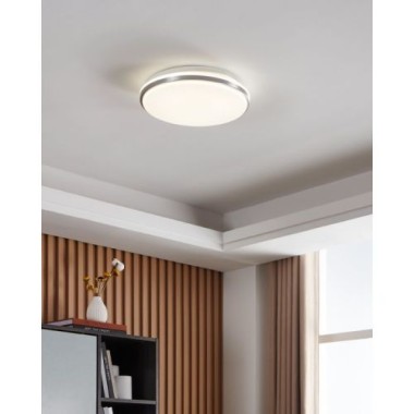 Preview: EGLO LED-Deckenleuchte Margidore, IP54 CCT Ø34cm 2250lm, 901528