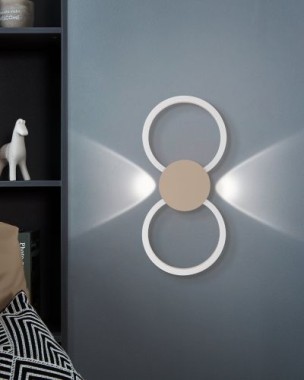 EGLO LED Wandlampe Venticello, Sand, 2535lm, 3000K, 902127