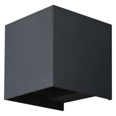 Preview: E2 Elektro Außenwandleuchte BIG QUBE up&down, 20W, CCT, IP65, anthrazit, 2528000461696