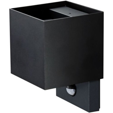 E2 Elektro Außenwandleuchte QUBE Sensor up&down, 7W, CCT, IP65, anthrazit, 2528000451696