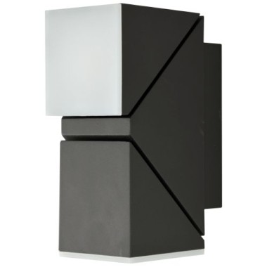 E2 Elektro Außenwandleuchte LYRA up&down, 12W, IP65, anthrazit, 2528000091696