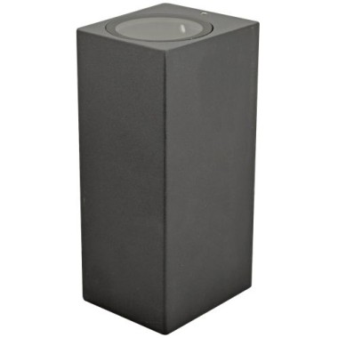 Preview: E2 Elektro Außenwandleuchte ASTER up&down, GU10, IP65, anthrazit, 2528000141696