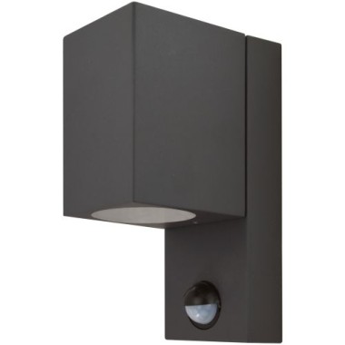 E2 Elektro Außenwandleuchte ASTER Sensor, GU10, IP65, anthrazit, 2528000161696