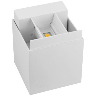 Preview: E2 Elektro Außenwandleuchte QUBE up&down, 7W, CCT, IP65, weiß, 2528000260196