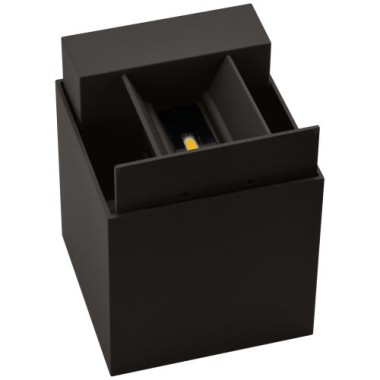 Preview: E2 Elektro Außenwandleuchte QUBE up&down, 7W, CCT, IP65, anthrazit, 2528000271696