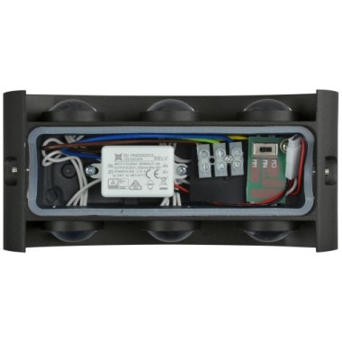 E2 Elektro Außenwandleuchte PETRA up&down, 7W, CCT, IP54, anthrazit, 2528000301696