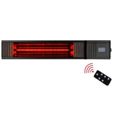 Infrarot Heizstrahler 1500 W mit Glasabdeckung, inklusive Fernbedienung, 4402040071996