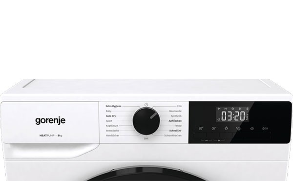 Gorenje G400 freistehender Wärmepumpentrockner, 9kg, DHNA92/DE 56142