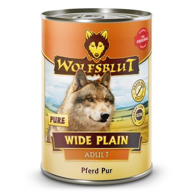 Wolfsblut Adult Wide Plain Pure, Nassfutter, Pferd Pur, 395g, WB783267