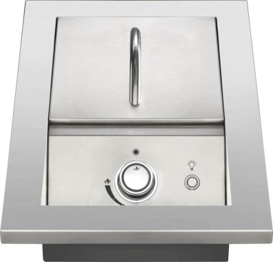 Napoleon Einbau Brenner mit einheitlicher Oberfläche der Serie 700 mit Edelstahlabdeckung, 1 Brenner, BIB10RTPSS-CE