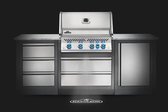 Napoleon Einbaugrill PRESTIGE PRO™ 500 RB mit Infrarot-Heckbrenner, 5 Brenner, BIPRO500RBPSS-3-DE