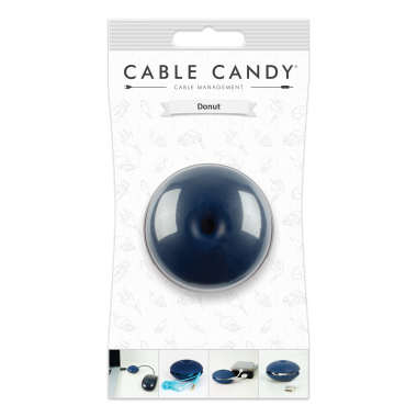MLINE Cable Candy, Kabelaufbewahrung, Donut Blau, CC003