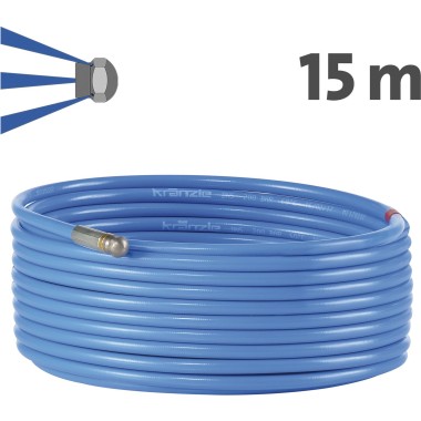 Kränzle Rohrreinigungsschlauch 15 m, Stecksystem D12, 051677AKT