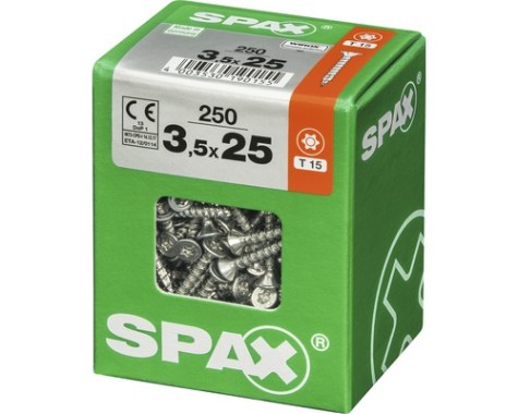 Spax Universalschraube, 3,5x25, 250 St., 4191020350257