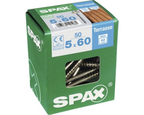 Spax Terrassenbauschraube, 5 x 60 mm, 50 Stück, 4507000500607