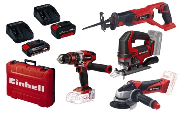 Einhell Nadlinger Power SET 4Ah+2.5Ah