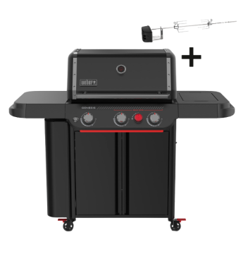 Weber Genesis E-330WR Gasgrill Stealth Edition, 1501537