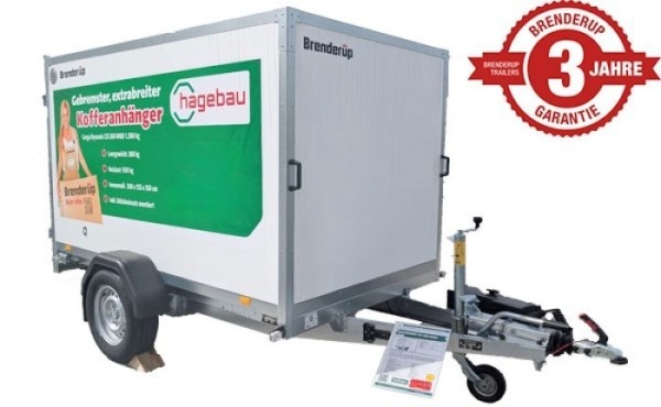 Brenderup PKW-Anhänger CD260WBD1300 Cargo Kofferanhänger gebremst