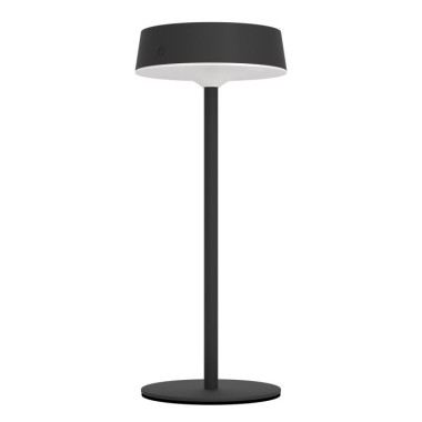 Eglo SIMERI Tischlampe, Solar, Touch, schwarz, 75876