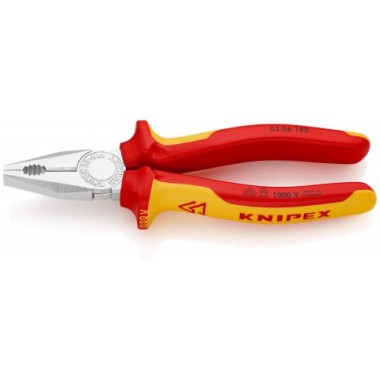 KNIPEX Kombizange, 180 mm, 03 06 180