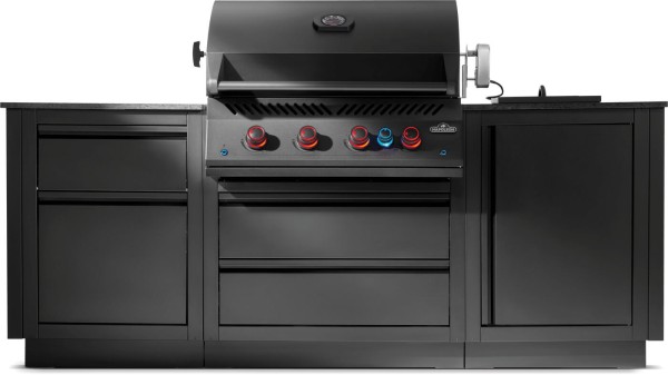 Napoleon OASIS™ 105 Outdoor-Küche, 32-Zoll-Einbaugrill der 700er-Serie, mattschwarz 32-Zoll-Einbaugrill der 700er-Serie, 6 Brenner, ODK105MK-BIG32P-1-DE