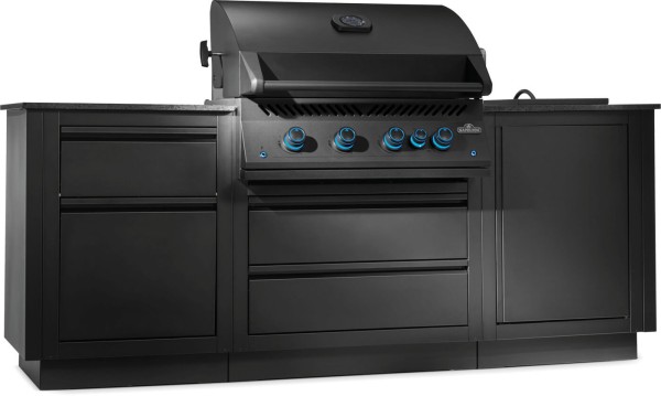 Napoleon OASIS™ 105 Outdoor-Küche, 32-Zoll-Einbaugrill der 700er-Serie, mattschwarz 32-Zoll-Einbaugrill der 700er-Serie, 6 Brenner, ODK105MK-BIG32P-1-DE