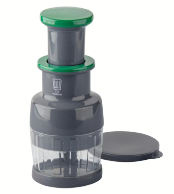 Fackelmann Chefkoch Gemüseschneider 2-teilig, mit scharfen Rotationsklingen, 23432