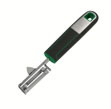 Fackelmann CHEFKOCH Pendelschäler Premium, Rostfreier Edelstahl, Müheloses Schälen, 23117