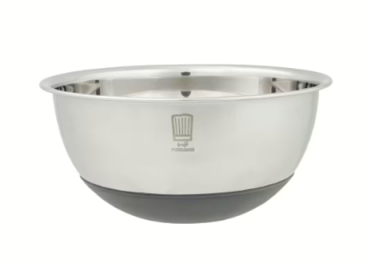 Fackelmann Chefkoch Schüssel aus Edelstahl, 1,25 Liter, Bonn, ca. Ø 17,7 x 8 cm, 23223