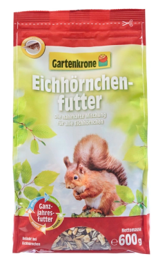 Gartenkrone Eichhörnchenfutter 600g, 196541