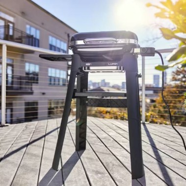 Preview: Weber Lumin Compact Elektrogrill mit Stand, black, 91010879