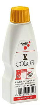 Preview: Schuller X-Color Abtönfarbe Citrogelb, 40ml, lichtecht und wetterfest, 90601