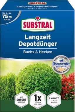 Substral Langzeit Depotdünger für Buchs & Hecken, 1,5 kg, 75080