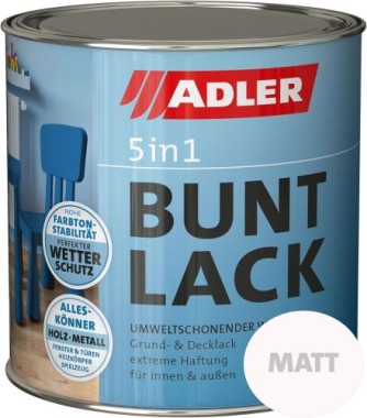 ADLER 5in1 Buntlack Anthrazitgrau Matt, 375ml, RAL7016, 413200701637