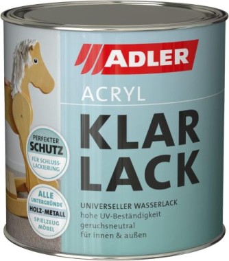 ADLER Acryllack mit Grundierwirkung Matt 375 ml, 300405025337
