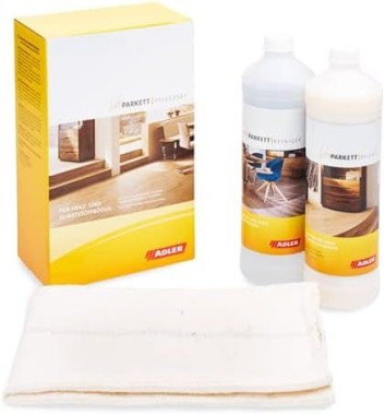 Adler Pflegeset Clean-Parkettreiniger und Pflege, 4219617