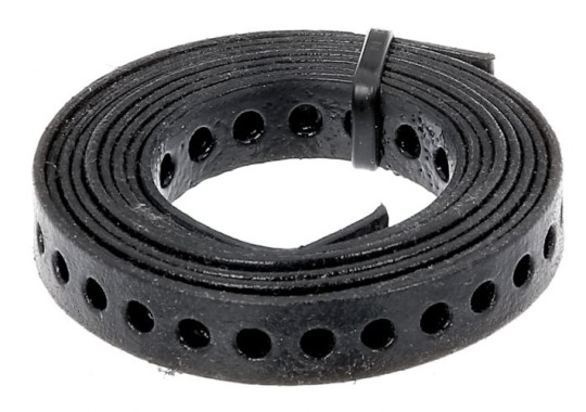 Alberts Lochband,vz,schwarz,12/1,5m 334123