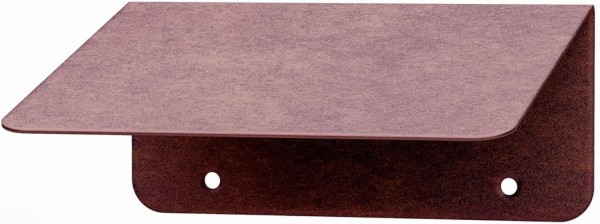 Alberts Vogelhäuschen Schrägschutzdach, DIY Montage, zum aufhängen oder hinstellen, 140 x 125 x 66 mm, Rostbraun, 355289