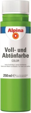 Alpina COLOR Voll- und Abtönfarbe, Grass Green seidenmatt, 250 ml, 819652