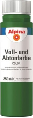 Alpina COLOR Voll- und Abtönfarbe, Jungle Green seidenmatt, 250 ml, 846391