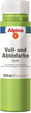 Alpina COLOR Voll- und Abtönfarbe, Power Green seidenmatt, 250 ml, 819653