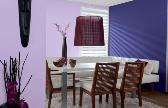 Alpina COLOR Voll- und Abtönfarbe, Pretty Violet seidenmatt, 250 ml, 846388