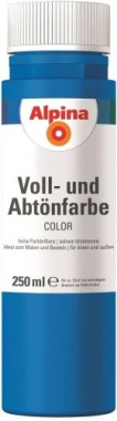 Alpina COLOR Voll- und Abtönfarbe Royal Blue, seidenmatt, 250 ml, 846389